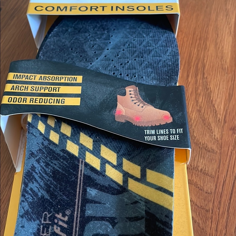 Work Comfort Insoles with Arch Support